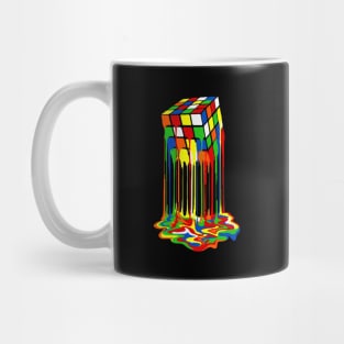 Melting Rubiks Cube Mug